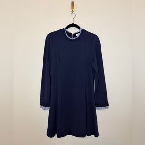 Eliane Rose Women’s Navy Blue Long Sleeve A-Line Dress Size L